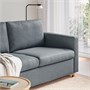 SALTSJÖBADEN, 2-местный диван-кровать, Гуннаред средний серый 896.027.38