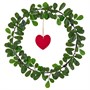 VINTERFINT, искусственный венок для дома и улицы Брусника/красный 906.366.00