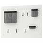 SKÅDIS, комбинация перфорированной доски, белый 595.465.22