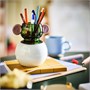 IKEA PS 2026, ваза, стекло/белый/зелено-розовый 306.185.62
