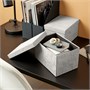 GJÄTTA, ящик для хранения с крышкой, бархат светло-серый 605.996.80