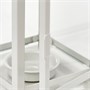 BORRBY, фонарь для чайной свечи, белый/белый 906.088.57