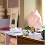 LOTSFÅGEL, ароматическая свеча в стакане, Розовые цветы бледно-розовые 806.083.77