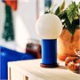 IKEA PS 2026, Переносная светодиодная лампа, на батарейках, с регулировкой яркости/синий светло-желтый 806.135.76