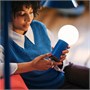 IKEA PS 2026, Переносная светодиодная лампа, на батарейках, с регулировкой яркости/синий светло-желтый 806.135.76