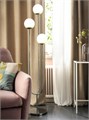 SIMRISHAMN, торшер, хромированное/белое опаловое стекло 704.377.67