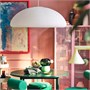 IKEA PS 2026, абажур подвесной лампы, ручная работа/белый 906.170.79