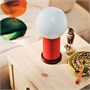 IKEA PS 2026, Переносная светодиодная лампа, на батарейках, с регулируемой яркостью/красный, светло-синий 206.085.49