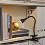 NÄVLINGE, Светодиодный прожектор с зажимом, черный 604.498.79