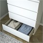 MALM, комод с 4 ящиками, белый 203.546.46