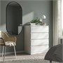 MALM, комод с 4 ящиками, белый 203.546.46