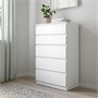 KULLEN, комод с 5 ящиками, белый 903.557.32