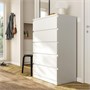 MALM, комод с 6 ящиками, белый 403.546.45