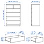 MALM, комод с 6 ящиками, белый 403.546.45