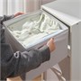 BRUKSVARA, шкаф для хранения с 4 ящиками, белый/светло-серый 305.598.26