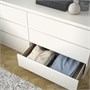 MALM, комод с 6 ящиками, белый 703.546.44