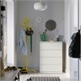 STORKLINTA, комод с 4 ящиками, белый 905.611.19