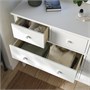 GULLABERG, комод с 8 ящиками, белый/якорь/с функцией разблокировки 305.903.94