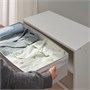 BRUKSVARA, шкаф для хранения с 4 ящиками, белый/светло-серый 905.597.48