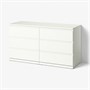 STORKLINTA, комод с 6 ящиками, белый 805.612.47