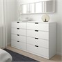 NORDLI, комод с 8 ящиками, белый 892.084.31