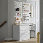 STORKLINTA, комод с 3 ящиками, белый 505.611.16