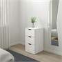 NORDLI, комод с 3 ящиками, белый 192.398.36