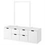 NORDLI, комод с 6 ящиками, белый 692.951.70