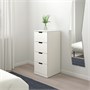 NORDLI, комод с 4 ящиками, белый 592.398.44