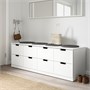 NORDLI, комод с 8 ящиками, белый 092.084.30