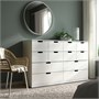 NORDLI, комод с 12 ящиками, белый 792.084.17