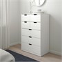 NORDLI, комод с 7 ящиками, белый 492.084.28