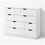 NORDLI, комод с 8 ящиками, белый 292.084.29