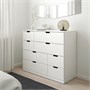 NORDLI, комод с 8 ящиками, белый 292.084.29