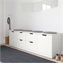 NORDLI, комод с 6 ящиками, белый 292.766.30