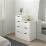 NORDLI, комод с 7 ящиками, белый 892.480.07