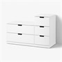 NORDLI, комод с 5 ящиками, белый 292.480.34