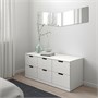 NORDLI, комод с 6 ящиками, белый 092.084.25