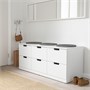 NORDLI, комод с 6 ящиками, белый 092.084.25