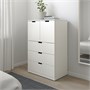 NORDLI, комод с 5 ящиками, белый 092.765.51