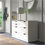 NORDLI, комод с 7 ящиками, белый 093.368.85