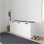 NORDLI, комод с 3 ящиками, белый 492.765.68