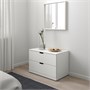 NORDLI, комод с 2 ящиками, белый 792.084.22