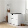 NORDLI, комод с 2 ящиками, белый 792.084.22