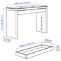MALM, туалетный столик, белый 403.554.09