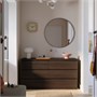 STORKLINTA, комод с 6 ящиками, темно-коричневый/под дуб 905.612.42