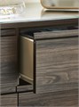 STORKLINTA, комод с 6 ящиками, темно-коричневый/под дуб 905.612.42