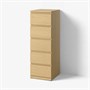 STORKLINTA, комод с 5 ящиками, под дуб 505.611.21
