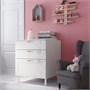 SMÅSTAD / PLATSA, комод с 3 ящиками, белый белый/с рамкой 093.875.87