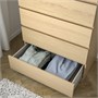 MALM, комод с 6 ящиками, дубовый шпон, беленый 203.546.70